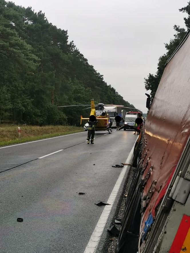 Wypadek na DK 10 w Cierpicach! Nie żyje jedna osoba, a cztery są ranne!