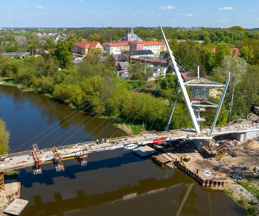 Kladka pieszo rowerowa nad Warta