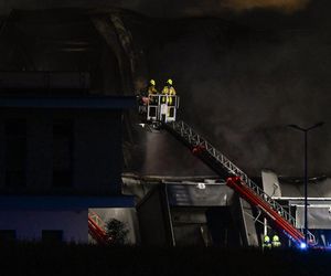 Pożar w przetwórni drobiu na Kaszubach