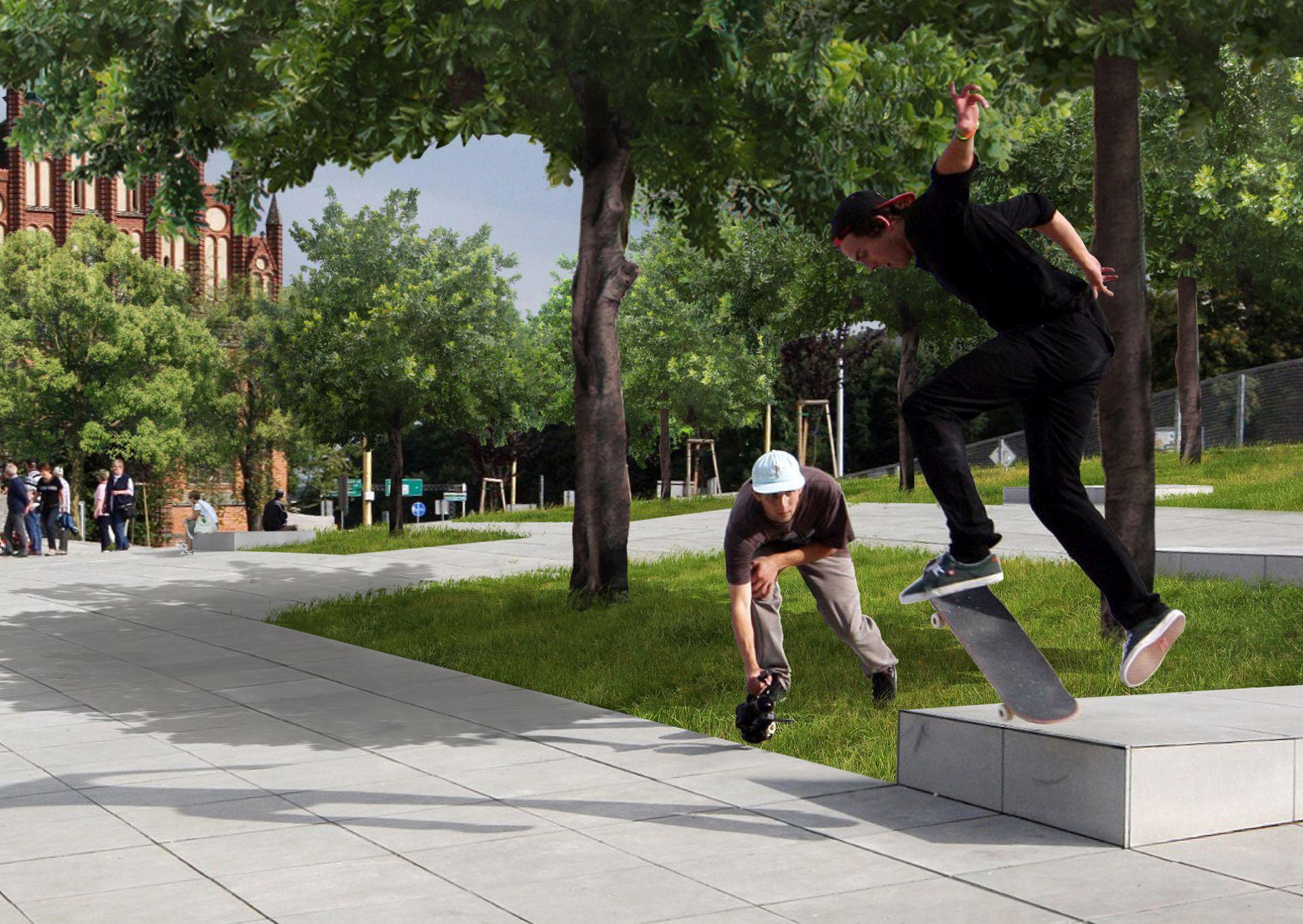 Plac Solidarności w Szczecinie: będzie więcej drzew i zbiornik retencyjny