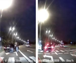 O krok od tragedii na przejściu dla pieszych w Rzeszowie. Kierowca prawie przejechał po nodze pieszego 