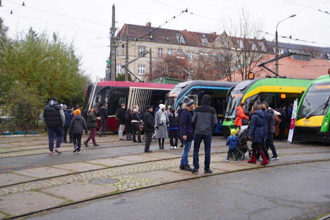 Katarzynki 2024 - wystawa tramwajów przy historycznej zajezdni przy ulicy Madalińskiego