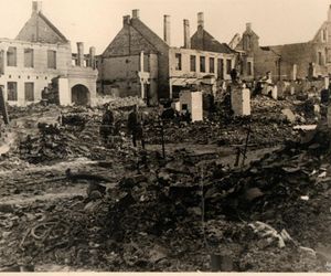 Białystok zniszczony po II wojnie światowej