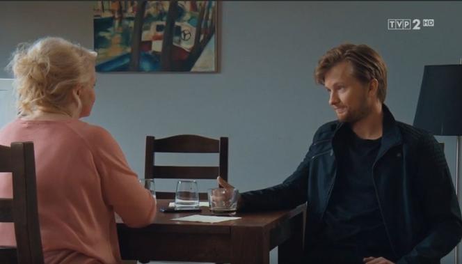 M jak miłość odc. 1606. Łukasz (Jakub Józefowicz), Marta (Dominika Ostałowska)