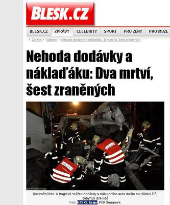 CZECHY: WYPADEK polskiego BUSA na autostradzie D5 niedaleko Rokycan