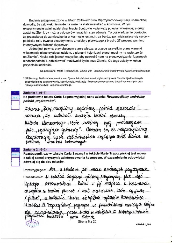 Matura język polski 2025 – odpowiedzi