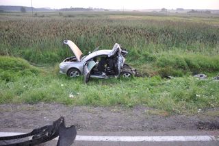 Tragiczny wypadek w Wozławkach. Zginął strażak z synkiem