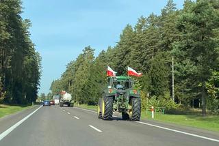 Strajk rolników w woj. podlaskim