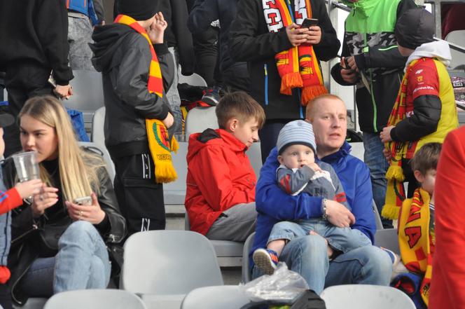 Korona Kielce - Jagiellonia Białystok. Zółto-czerwone derby w obiektywie