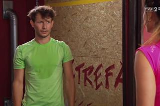 Barwy szczęścia, odcinek 1980. Celina (Orina Krajewska), Franek (Mateusz Banasiuk)