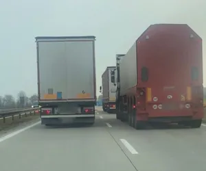 Zakaz wyprzedzania dla ciężarówek