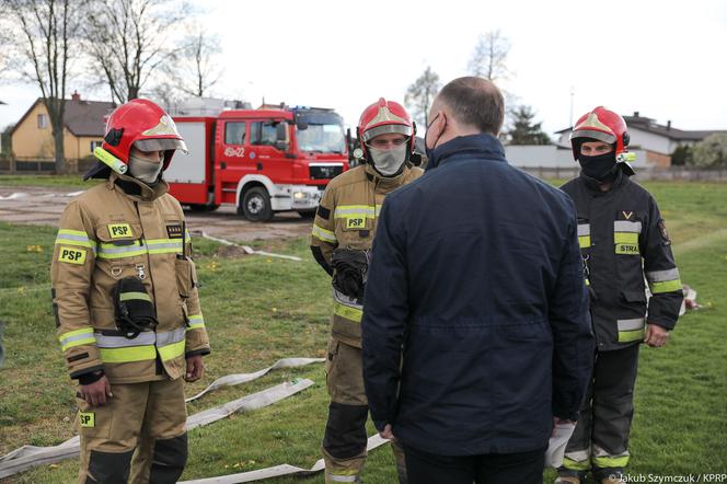 Prezydent nagrodził strażaków, którzy gasili Biebrzański Park Narodowy