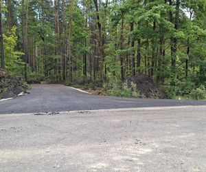 Remont drogi Tychów Stary - Starachowice (październik 2025)