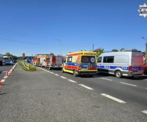 Kobiór. Śmiertelny wypadek na DK nr 1. Pasażerka citroena nie żyje [ZDJĘCIA]