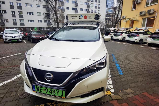 Nissan Leaf we flocie stołecznego ZDM-u