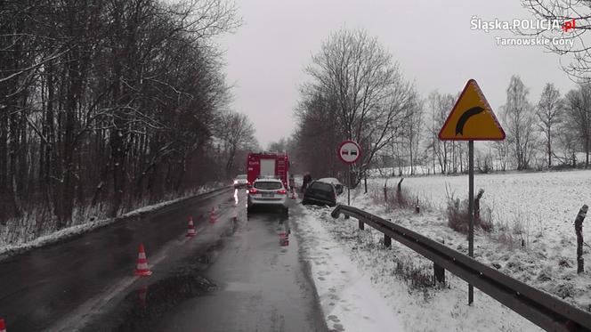 Świerklaniec: Wypadek, a później potrącenie. Ranna kobieta trafiła do szpitala