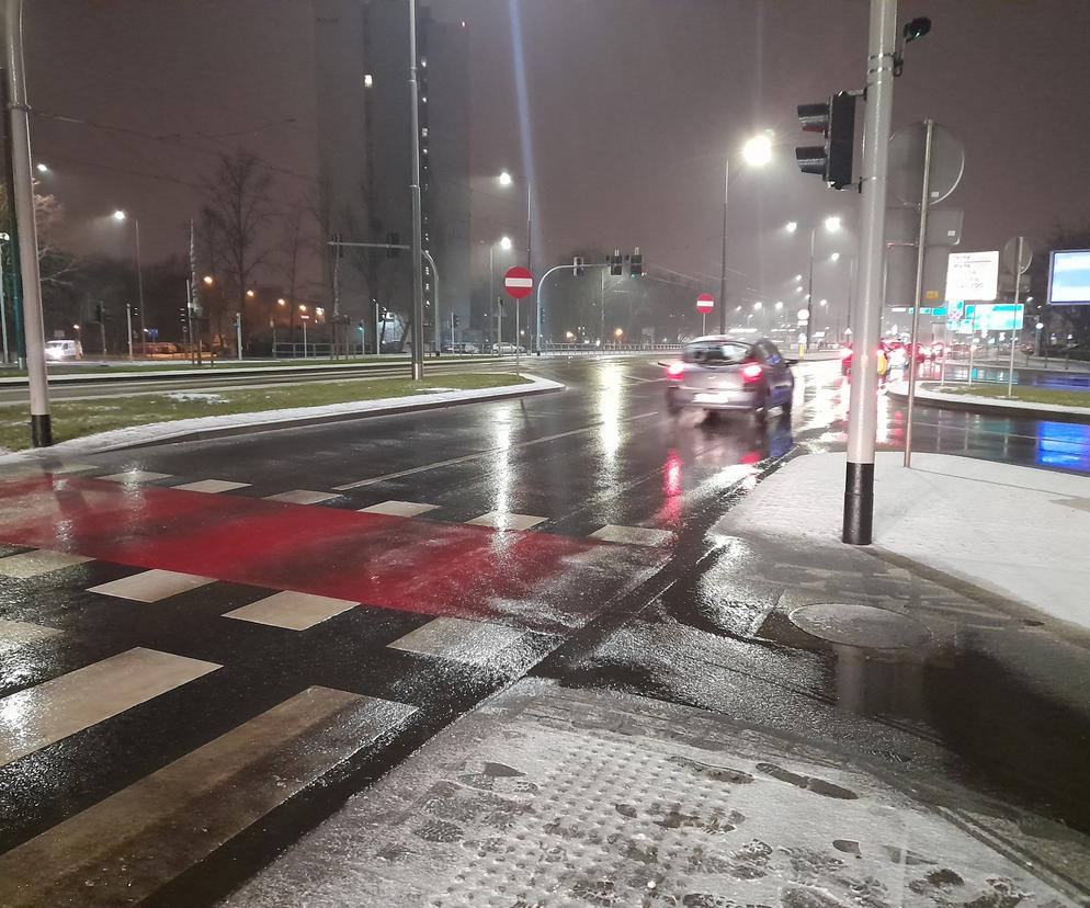Zima pod koniec marca w Poznaniu