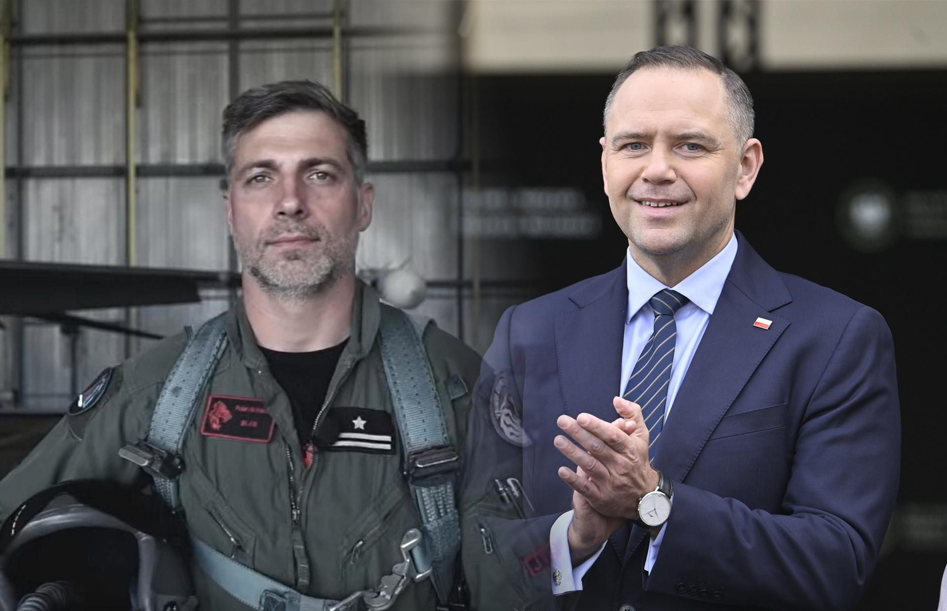 Ppłk Maciej Krakowian pośmiertnie odznaczony. Pilot F-16 otrzymał Lotniczy Krzyż Zas…