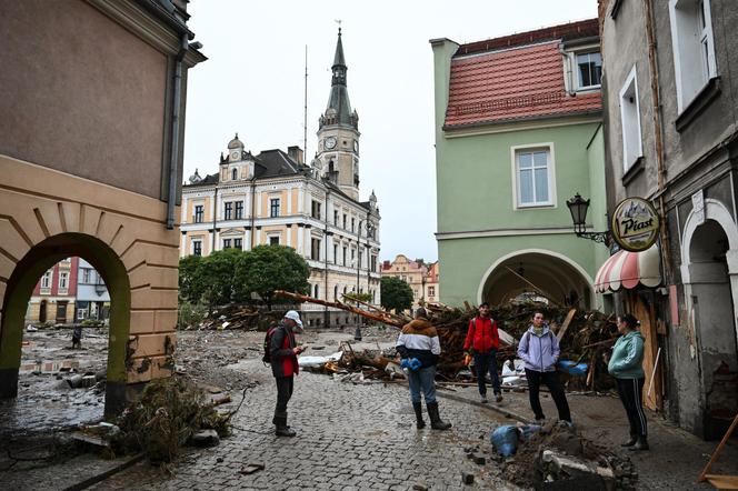 Lądek Zdrój po przejściu fali