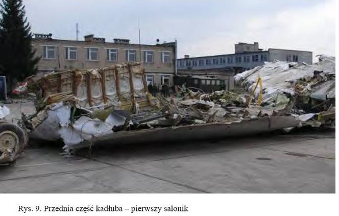 Raport Millera - fragmenty Tu-154M