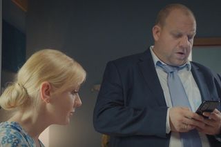 	M jak miłość odc. 1831. Jagoda (Katarzyna Kołeczek), Tadeusz (Bartłomiej Nowosielski)