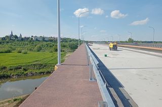 Budowa mostu w Sandomierzu. Wiosna 2025