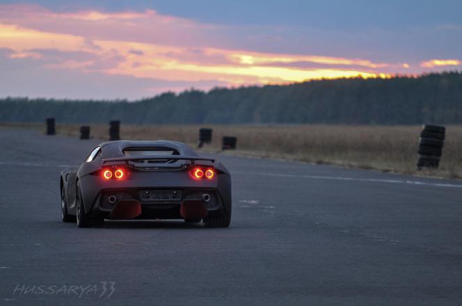 Arrinera Hussarya podczas testów