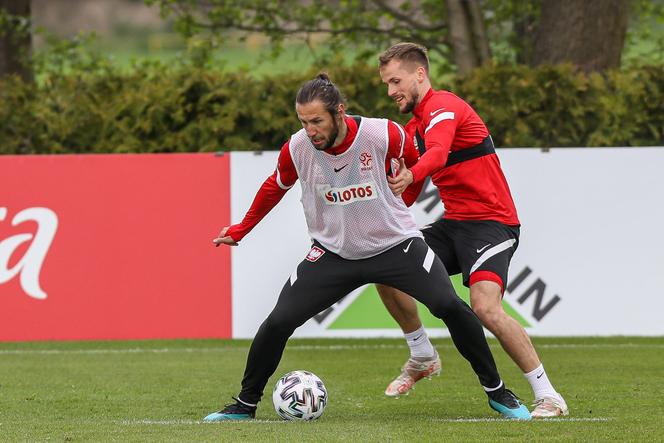 Grzegorz Krychowiak na treningu reprezentacji w Opalenicy