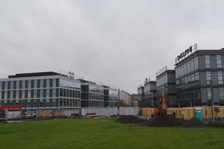 Zdjęcie z III etapu budowy Enterprise Park w Krakowie