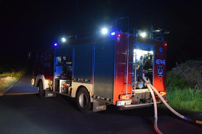 Bus w ogniu. Pożar podczas jazdy