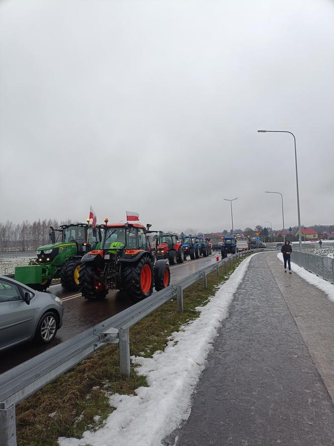 Protest rolników w Modliborzycach