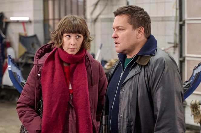 Na Wspólnej odc. 3998. Brygida (Maja Wolska), Michał (Robert Kudelski)