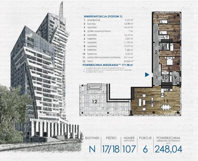 Olszynki Park w Rzeszowie. Plan mieszkania