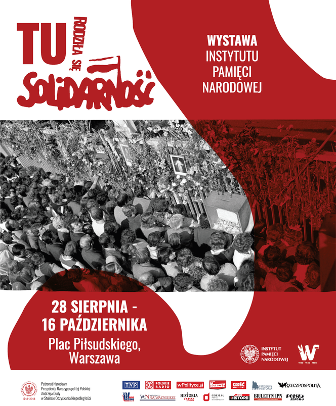 Tu rodziła się Solidarność - plakat