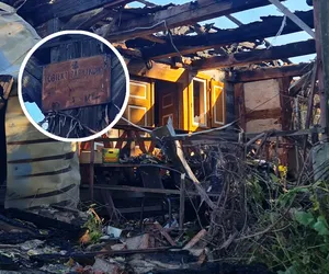 Mirosław zginął przez papierosa. Zabytkowy dom spłonął niczym zapałka [Zdjęcia]