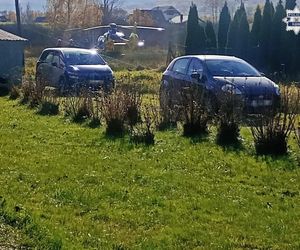 Wypadek w Jeleśni. Dwie ofiary trafiły do szpitala