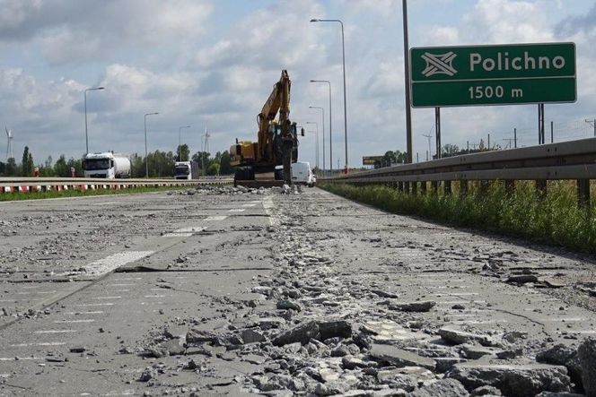 Remont na łódzkim odcinku betonowej drogi ekspresowej S8 potrwa dłużej niż zakładano