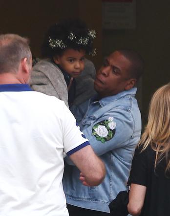 Beyonce i Jay Z z córką - zabrali Blue Ivy Carter na film Angry Birds