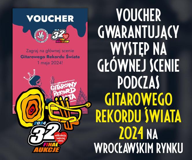 Voucher na występ na 22. Gitarowym Rekordzie Świata 