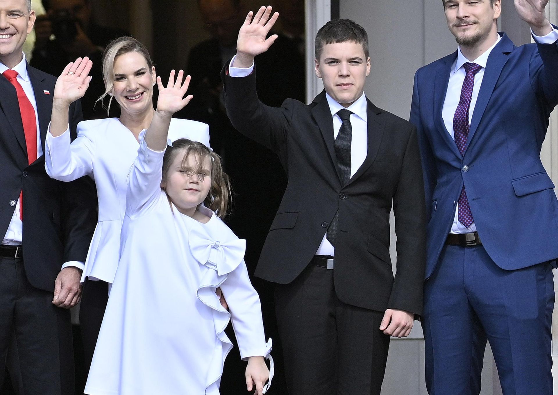 Tak mała Kasia Nawrocka przeżywała dzień zaprzysiężenia taty na prezydenta