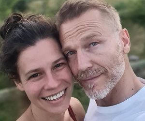 Krystian Wieczorek i jego żona Maria 