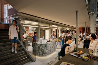 Hala Targowa w Gdańsku po przebudowie (wizualizacja)