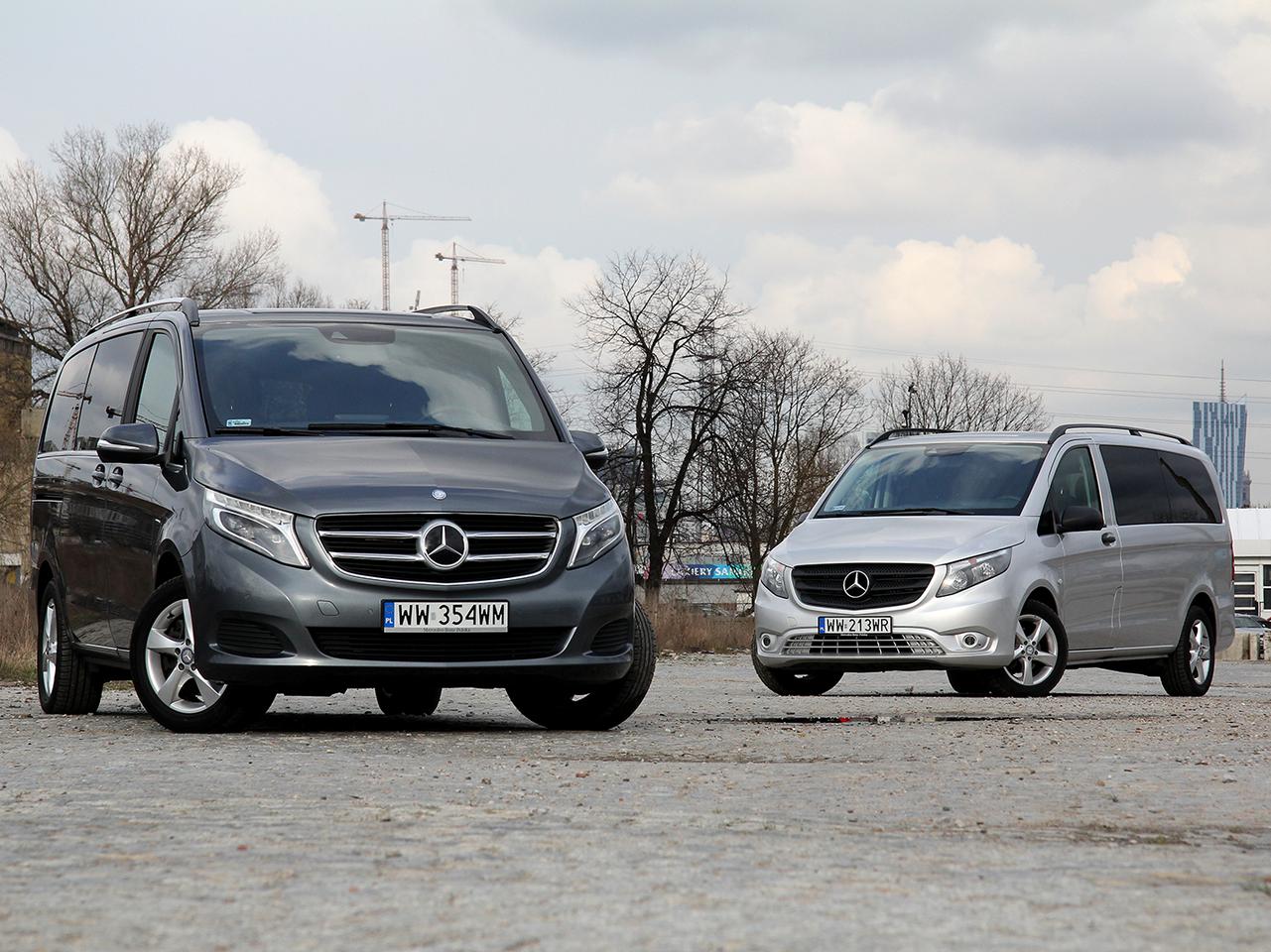 Mercedes Vito Tourer 111 CDI vs. Mercedes V250