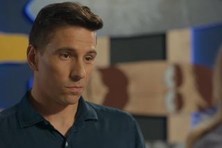 Barwy szczęścia, odcinek 3198. Tomasz (Jakub Sokołowski), Grażyna (Kinga Suchan)