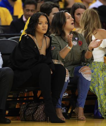 Rihanna na meczu finałowym NBA