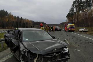 Wypadek na S8, trasa w kierunku Warszawy jest zablokowana 