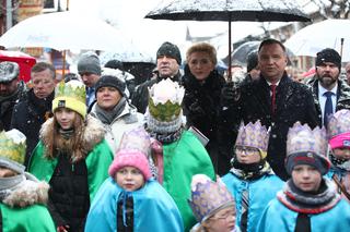 Andrzej Duda. Orszak Trzech Króli w Wadowicach.