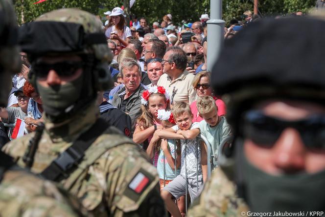 Defilada "Wierni Polsce" w Katowicach i obchody  Swięta Wojska Polskiego