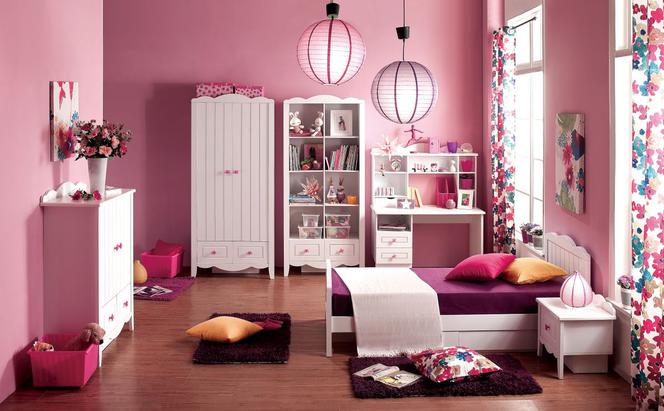 Różowy pokój dziewczynki