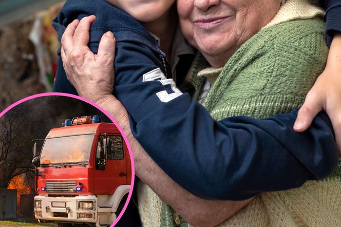 12-latek wyprowadził babcię z pożaru